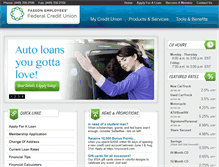 Tablet Screenshot of fassoncreditunion.com